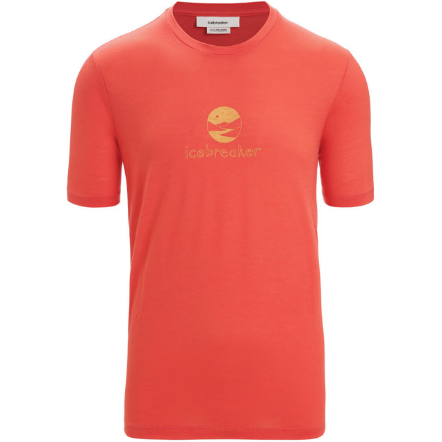 Icebreaker Mens Tech Lite II SS Tee Icebreaker Essential Logo