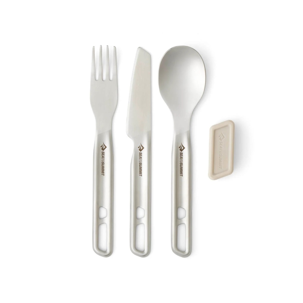Sea To Summit Detour Stainless Steel Cutlery Set - [1P] [3 Piece]