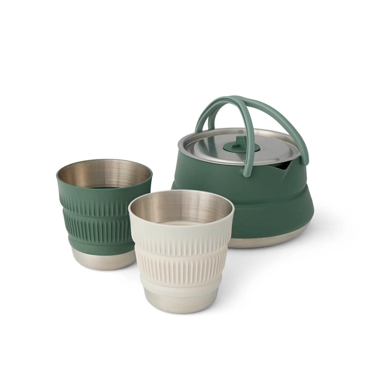 Sea To Summit Detour Stainless Steel Kettle Cook Set - [2P] [3 Piece]