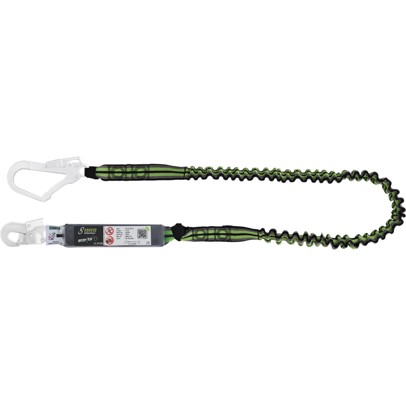 Kratos HOPE - Energy absorbing expandable lanyard 2 mtr whit connectors FA 50202 17 and FA 50 207 55