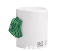 Puodelis  YY Vertical Climbing Mug - Green