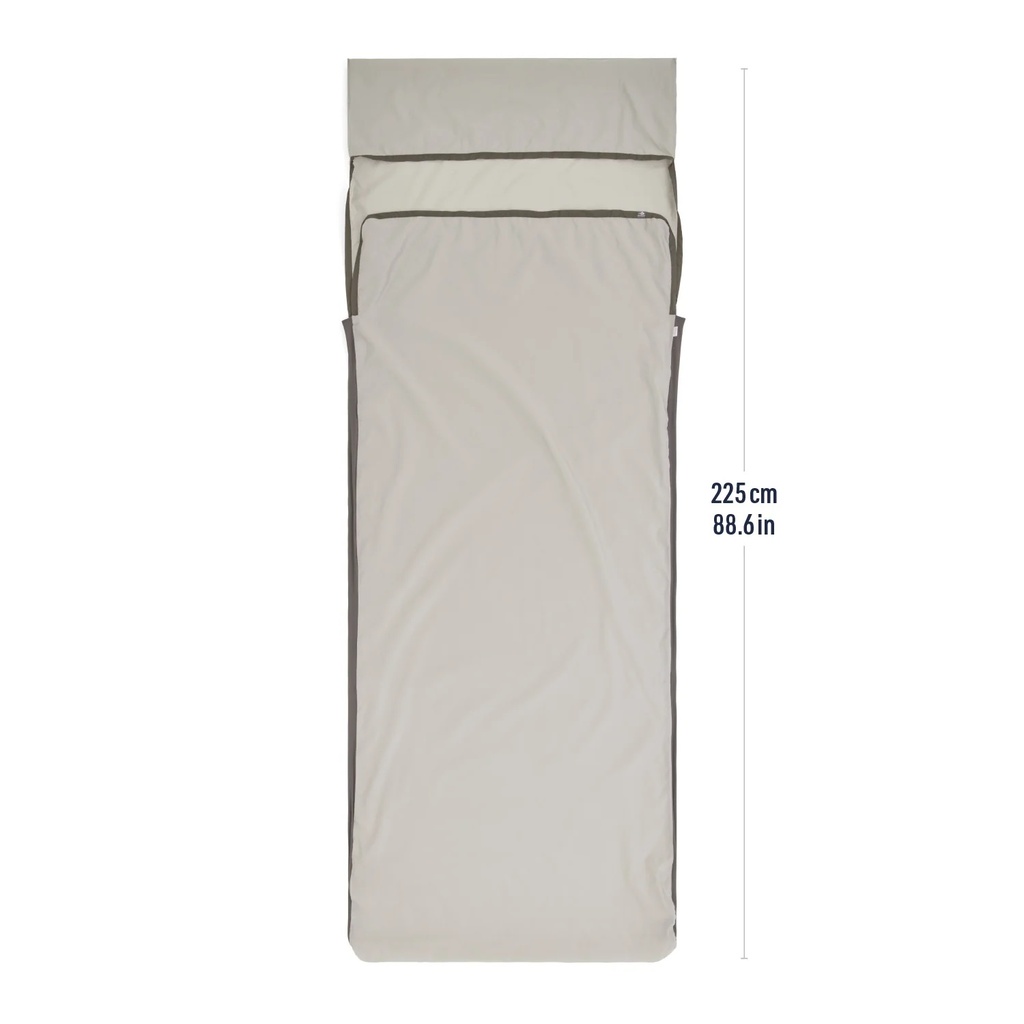 Sea To Summit Silk Blend Sleeping Bag Liner Rectangular w/ Pillow Sleeve