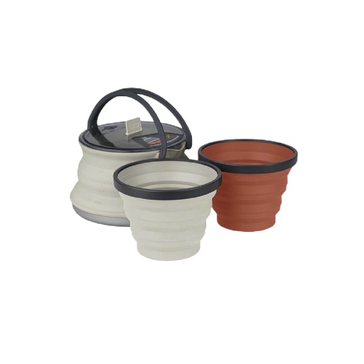 Sea To Summit X-Set: 11 3pc (X-Kettle 1.3L, 2 X-Mugs)