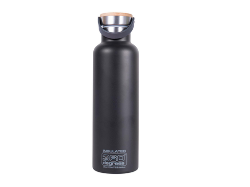 360 degrees Stainless Drink Bottle 750 ML with Bamboo Cap