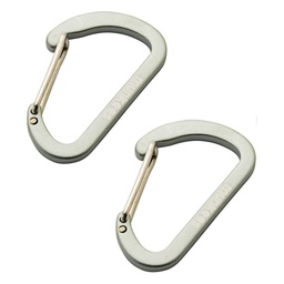 [MUN000020] Munkees Flat Wiregate Carabiner 4 mm x 40 mm. 2 pcs/pack