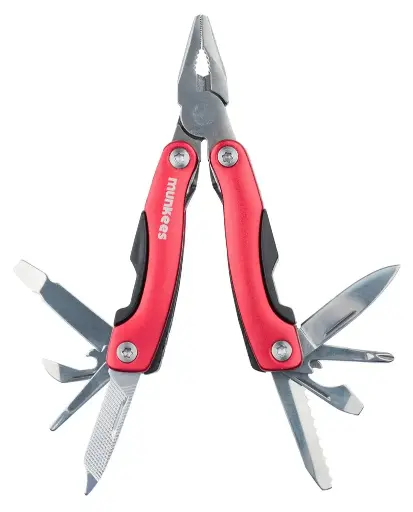 [MUN000075] Munkees Stainless Steel Multi Tool Red