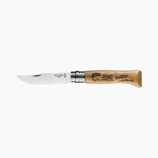 [OPN000043] Opinel Stainless Steel N°8 Animalia, Fish