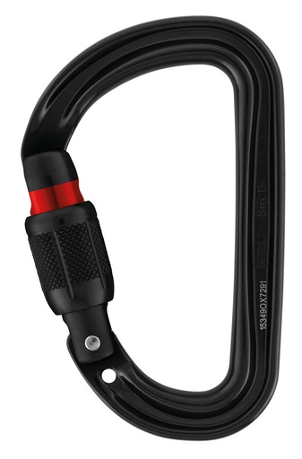[M39A SLN] Petzl Sm'D SCREW LOCK, Black