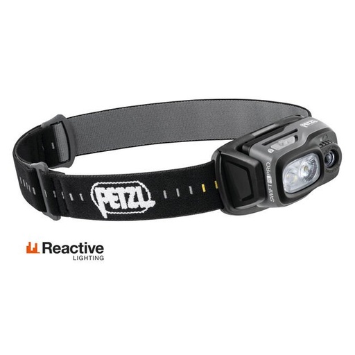 [E810AA00] Petzl SWIFT RL PRO Black, 900 lm