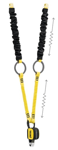 [L015BB00] Petzl ABSORBICA-Y TIE-BACK (150 cm)