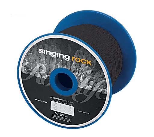 [L0051BB10] Singing Rock ACCESSORY CORD 5 mm, Black