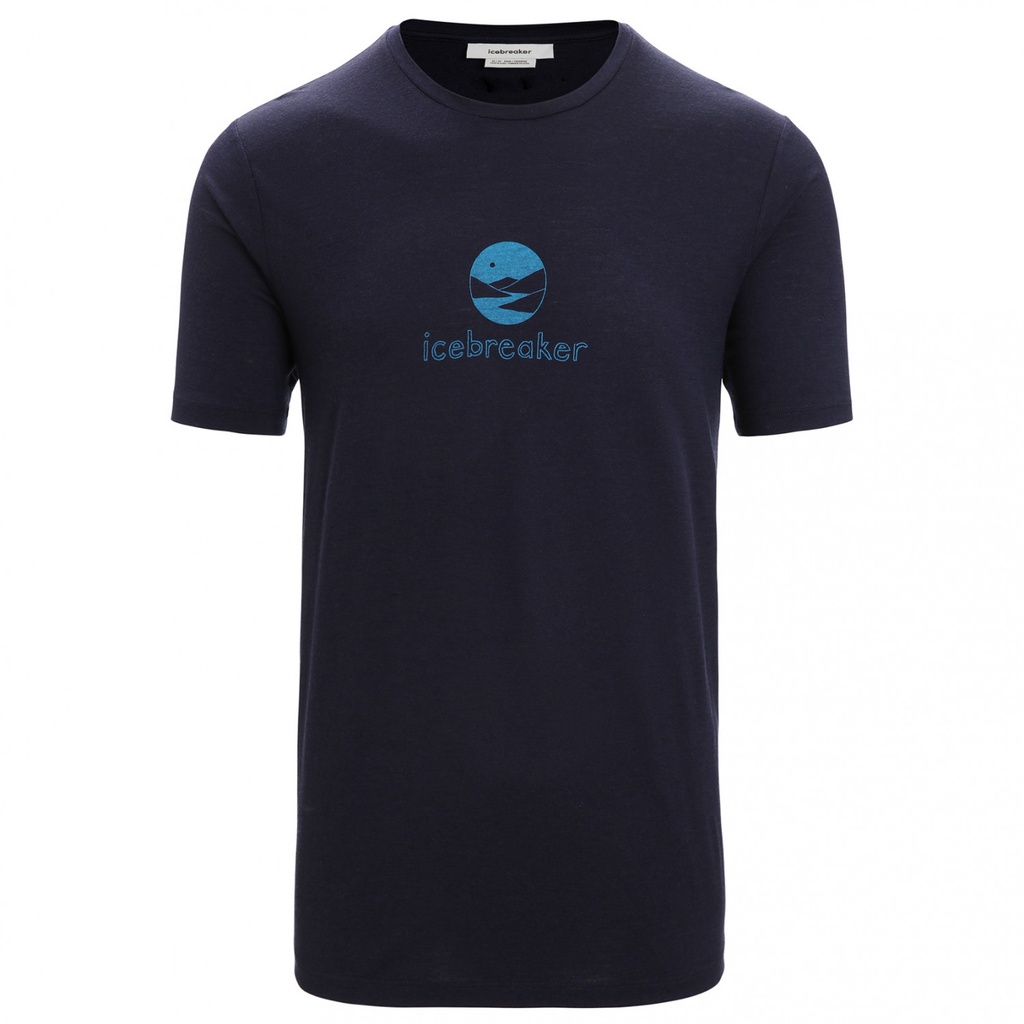 Icebreaker Mens Tech Lite II SS Tee Icebreaker Essential Logo