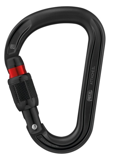 [M038AA02] Petzl ATTACHE SCREW-LOCK black