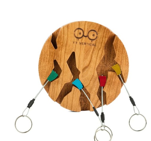 [YY KH CIRCLE C] Raktų laikiklis  YY Vertical Key Holder Circle Cherry