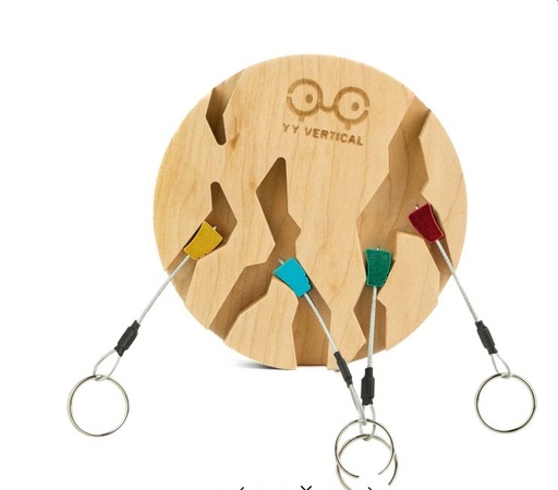 [YY KH CIRCLE M] Raktų laikiklis  YY Vertical Key Holder Circle Erable