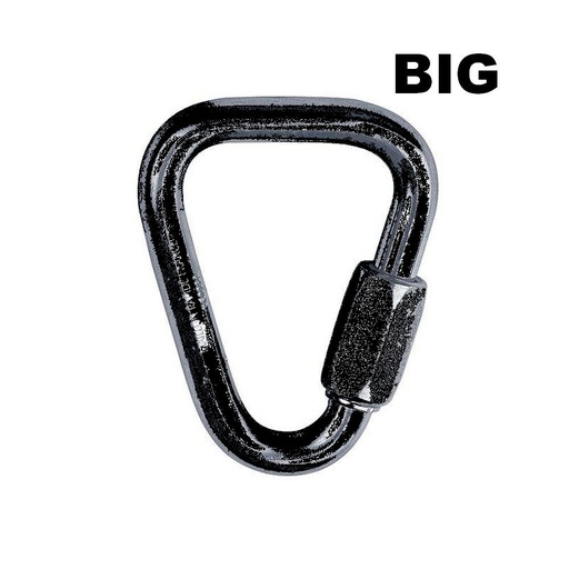 [K82210Z black] Singing Rock Maillon Big Delta (black)