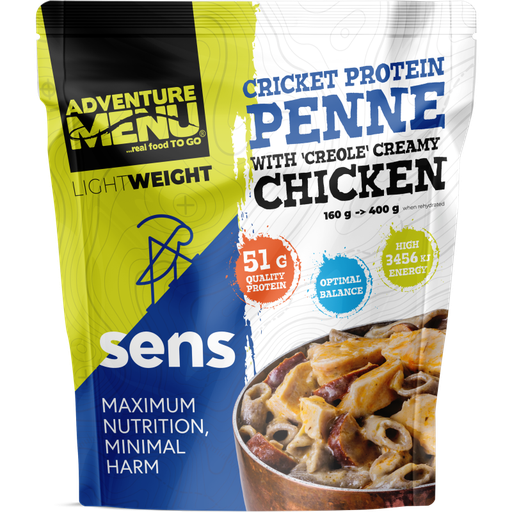 [PR-KTCH-09013] Maistas  Adventure Menu Cricket Protein Penne  with Creole Creamy  Chicken