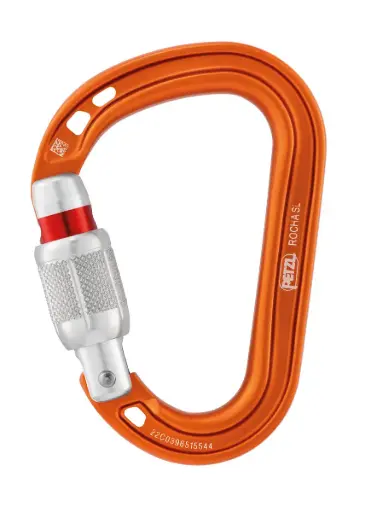 [M027AA00] Petzl ROCHA SCREW-LOCK ORANGE