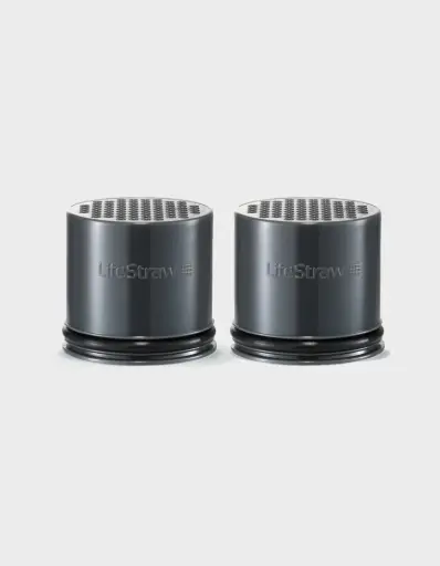 [LGV4UAC2WW] LifeStraw Go 2.0  Replacement Universal Activated Carbon Filter with Tritan Renew; 2-Pack