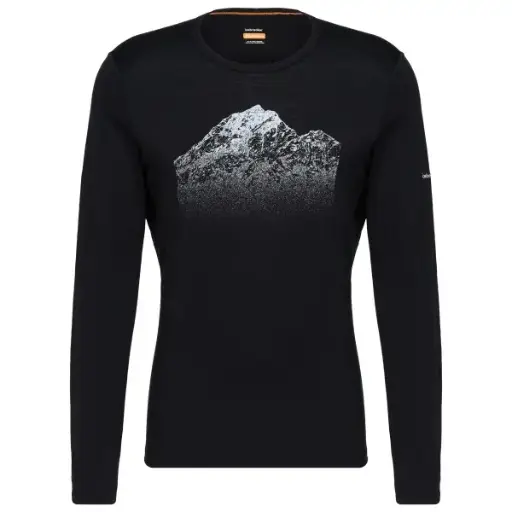 Icebreaker Mens 200 Oasis LS Crewe Rising Light